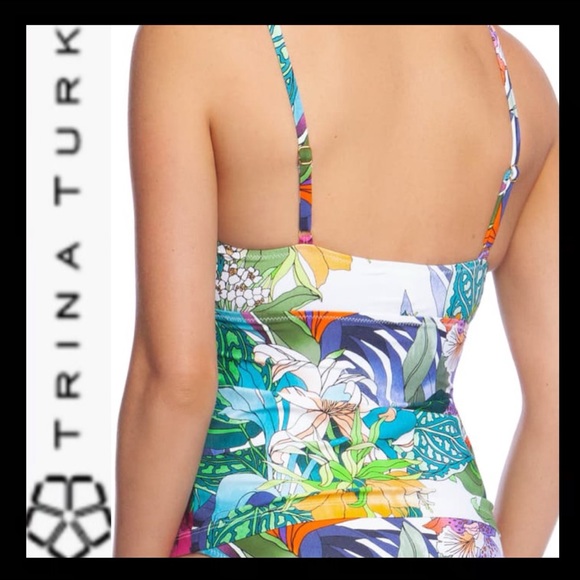 NWT Trina Turk Amazonia Tankini Top - Picture 5 of 12